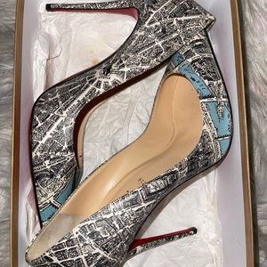 Christian Louboutin Pigalle Follies 100 calf plan de Paris